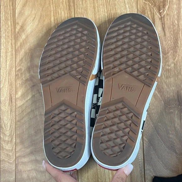 Vans Black and White Checkerboard Stacked Shoes M9.0/W10.5 - Picture 12 of 12